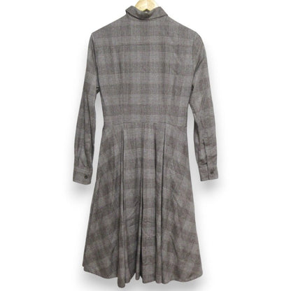Aspesi ウール カシミヤ ブレンド ロング シャツ ドレス