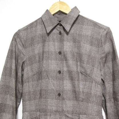 Aspesi ウール カシミヤ ブレンド ロング シャツ ドレス