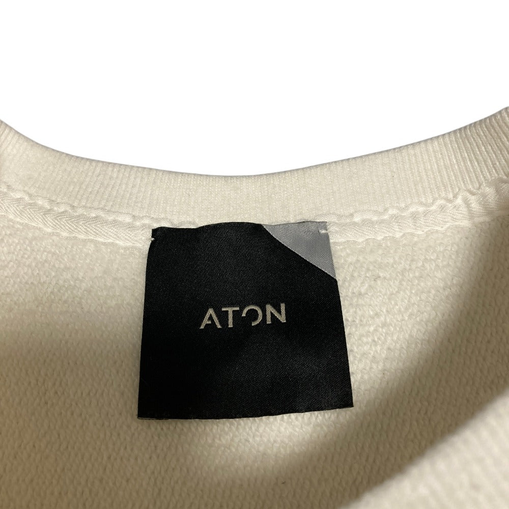 エイトン SUVIN GARMENT DYE クルーネックスウェット