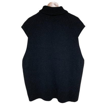 オーラリー WOOL RIB KNIT TURTLE NECK VEST ウールニットベスト
