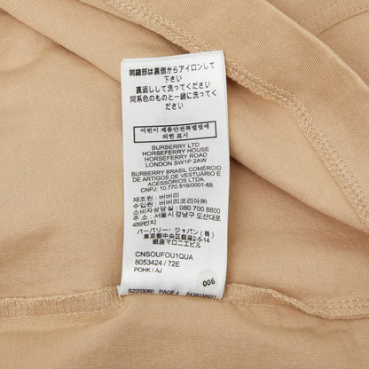 バーバリー コットン ポリウレタン 半袖Tシャツ