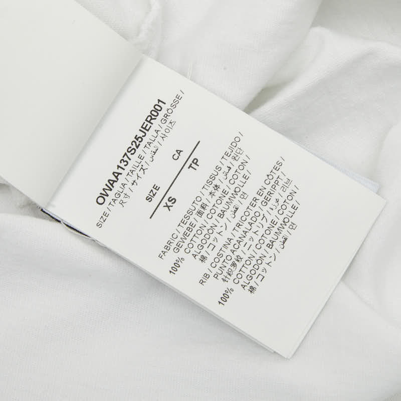 オフホワイト ホースビルボード コットンTシャツ