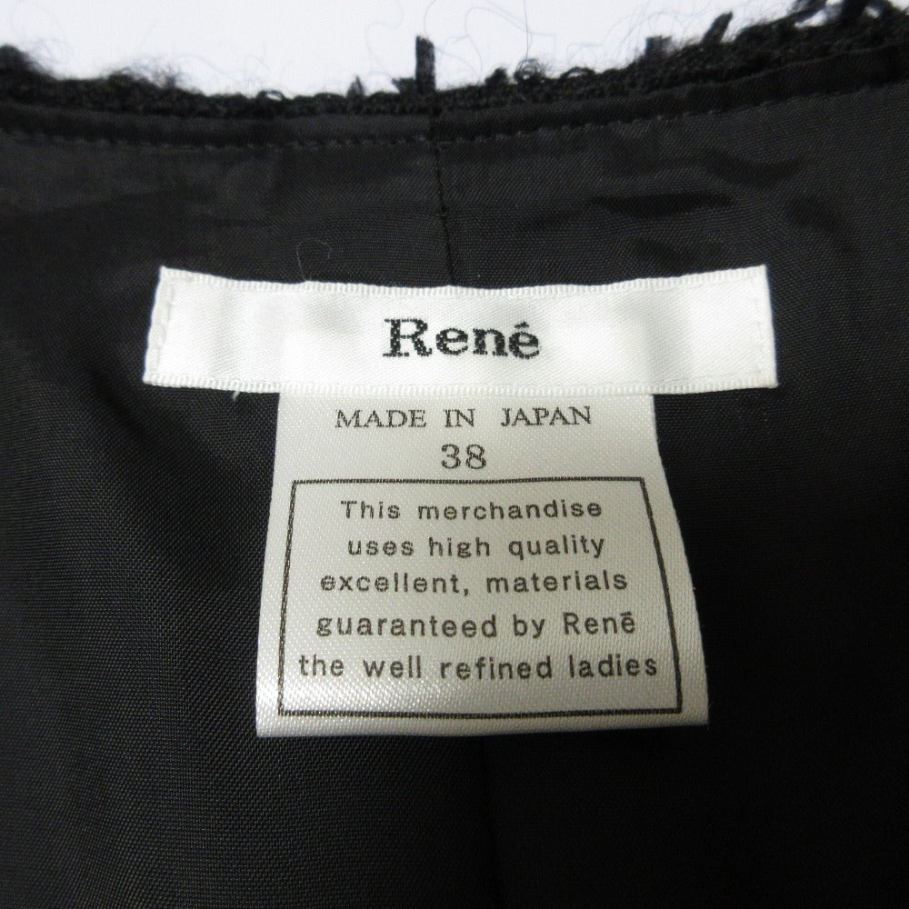 Rene ウール ツイード ドレス