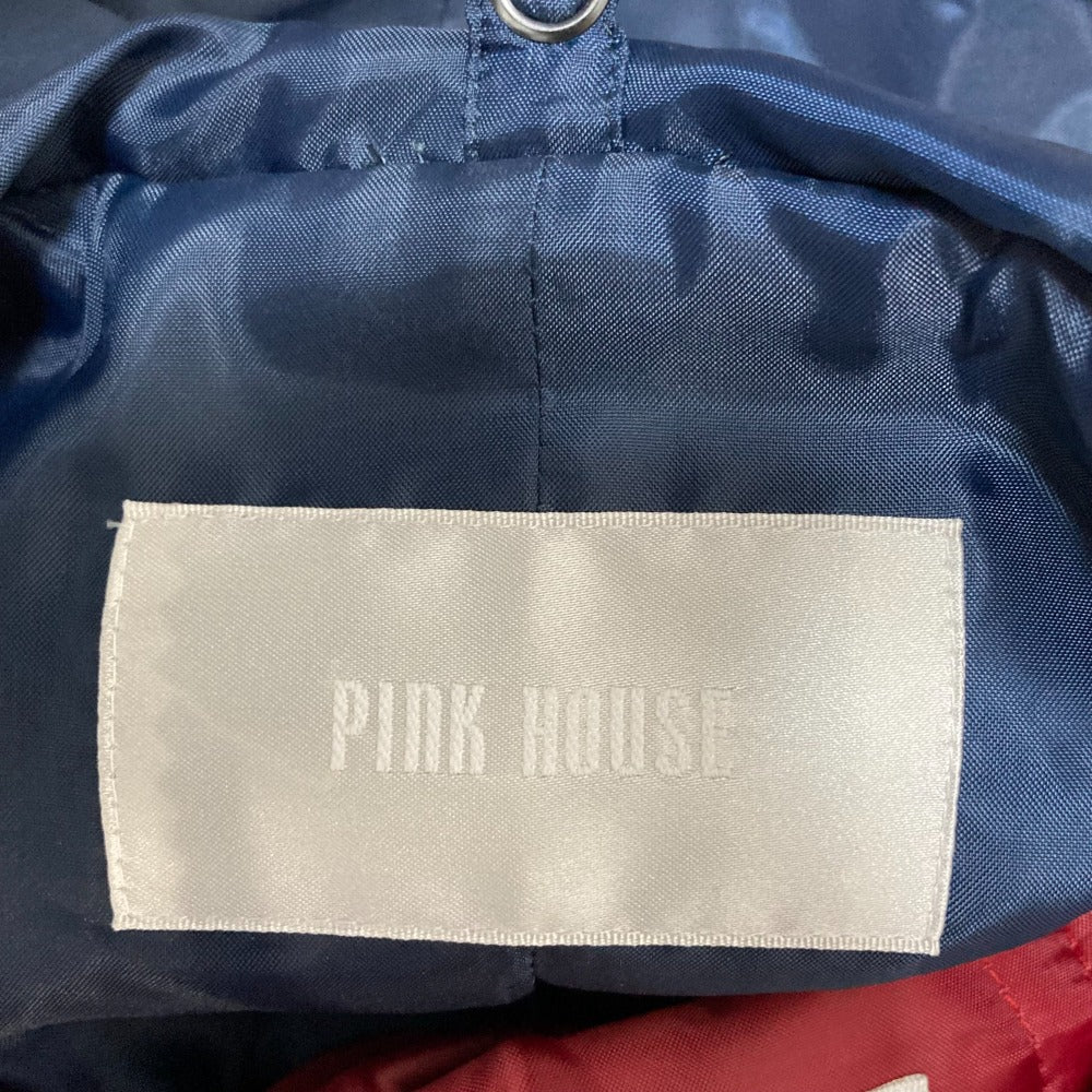 PINK HOUSE チェック ライナー フード コート