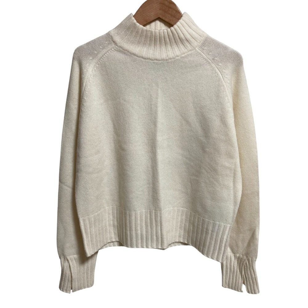 Jumper1234 カシミヤ ブレンド ハイ ネック ニット プルオーバー