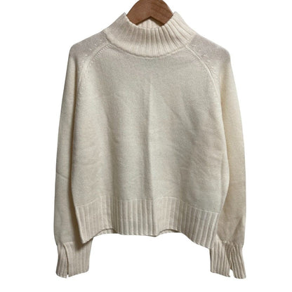 Jumper1234 カシミヤ ブレンド ハイ ネック ニット プルオーバー