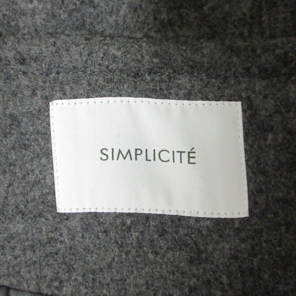 Simplicite フード コクーン コート
