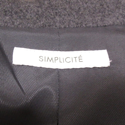 Simplicite W ビーバーテント ウール トレンチ コート