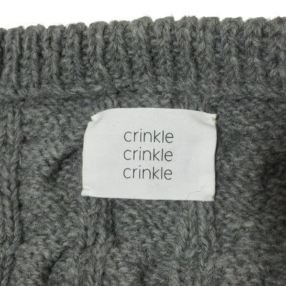 crinkle crinkle crinkle ケーブルニットカーディガン