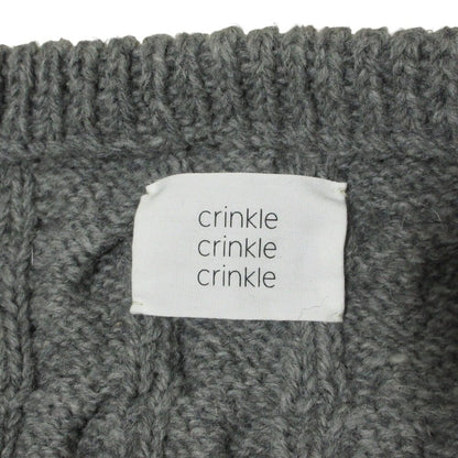 crinkle crinkle crinkle ケーブルニットカーディガン