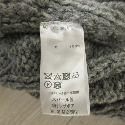 crinkle crinkle crinkle ケーブルニットカーディガン