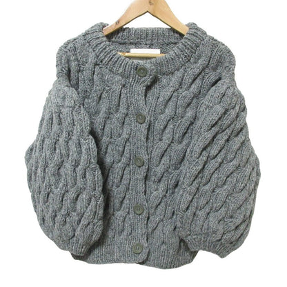 crinkle crinkle crinkle ケーブルニットカーディガン