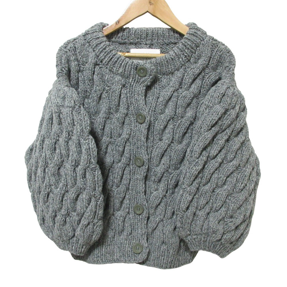 crinkle crinkle crinkle ケーブルニットカーディガン