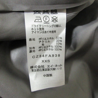 ズッカ ジップアップスタンドカラーコート