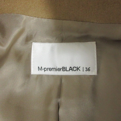M-premierBLACK カシミヤ トレンチ コート