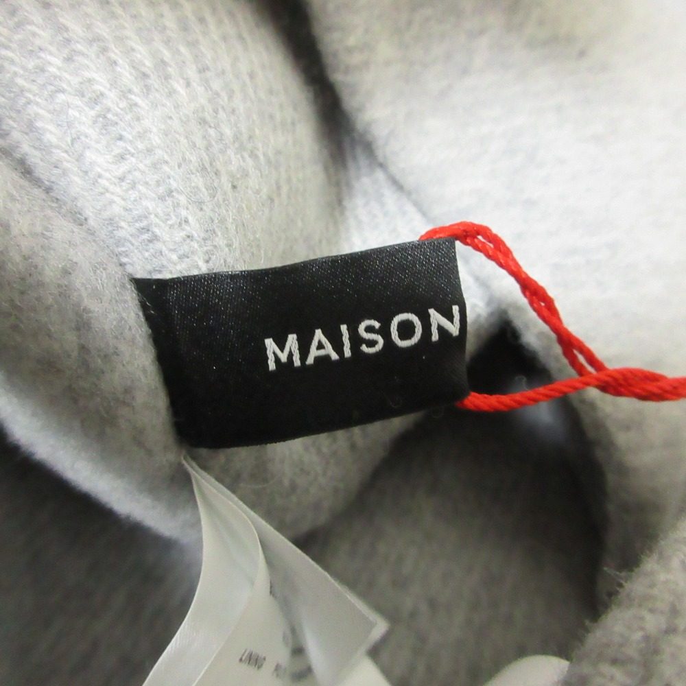 Maison Special PECOLAMB SUPER110's ノーカラー ロング コート