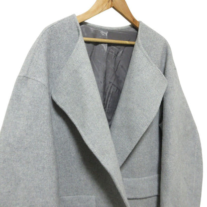 Maison Special PECOLAMB SUPER110's ノーカラー ロング コート