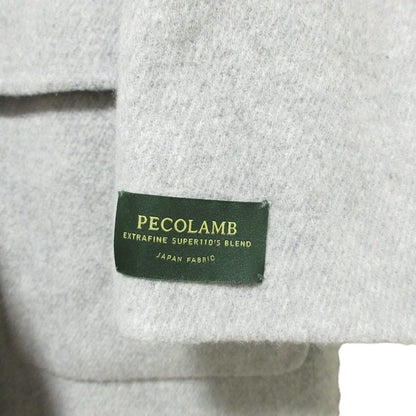 Maison Special PECOLAMB SUPER110's ノーカラー ロング コート