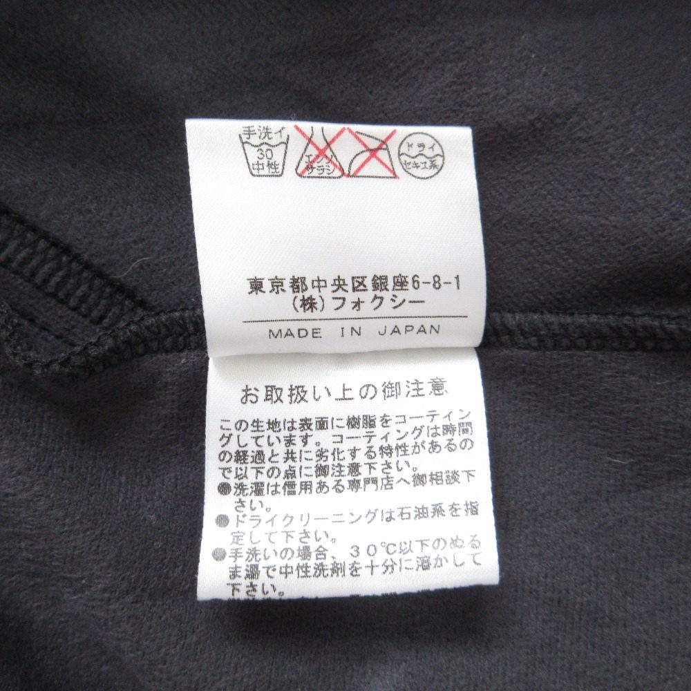 FOXEY NEW YORK フェイク レザー コート