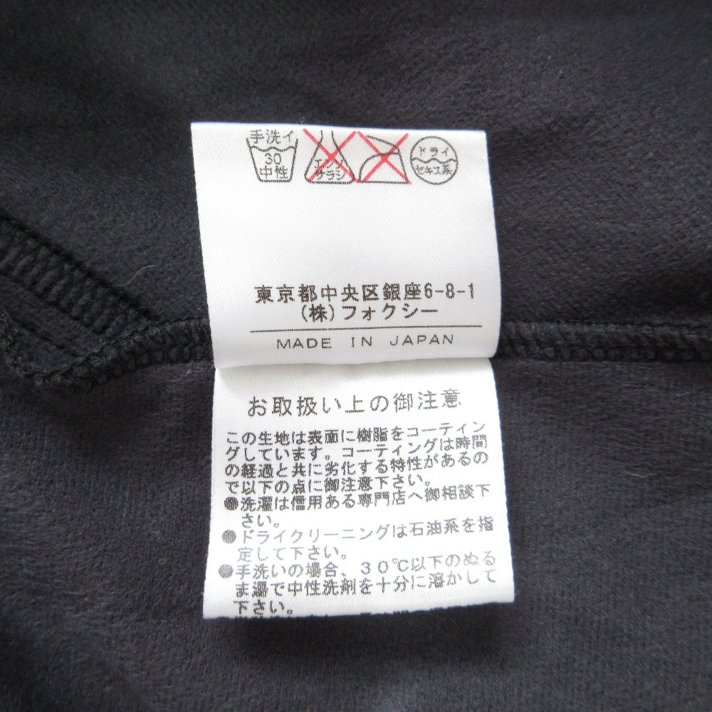 FOXEY NEW YORK フェイク レザー コート