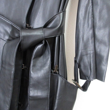 FOXEY NEW YORK フェイク レザー コート