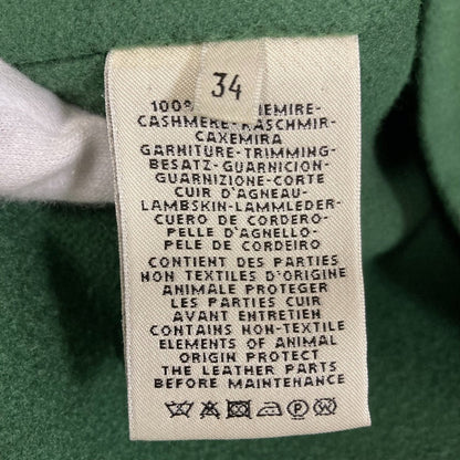 エルメス34カシミヤ100％ジャケット