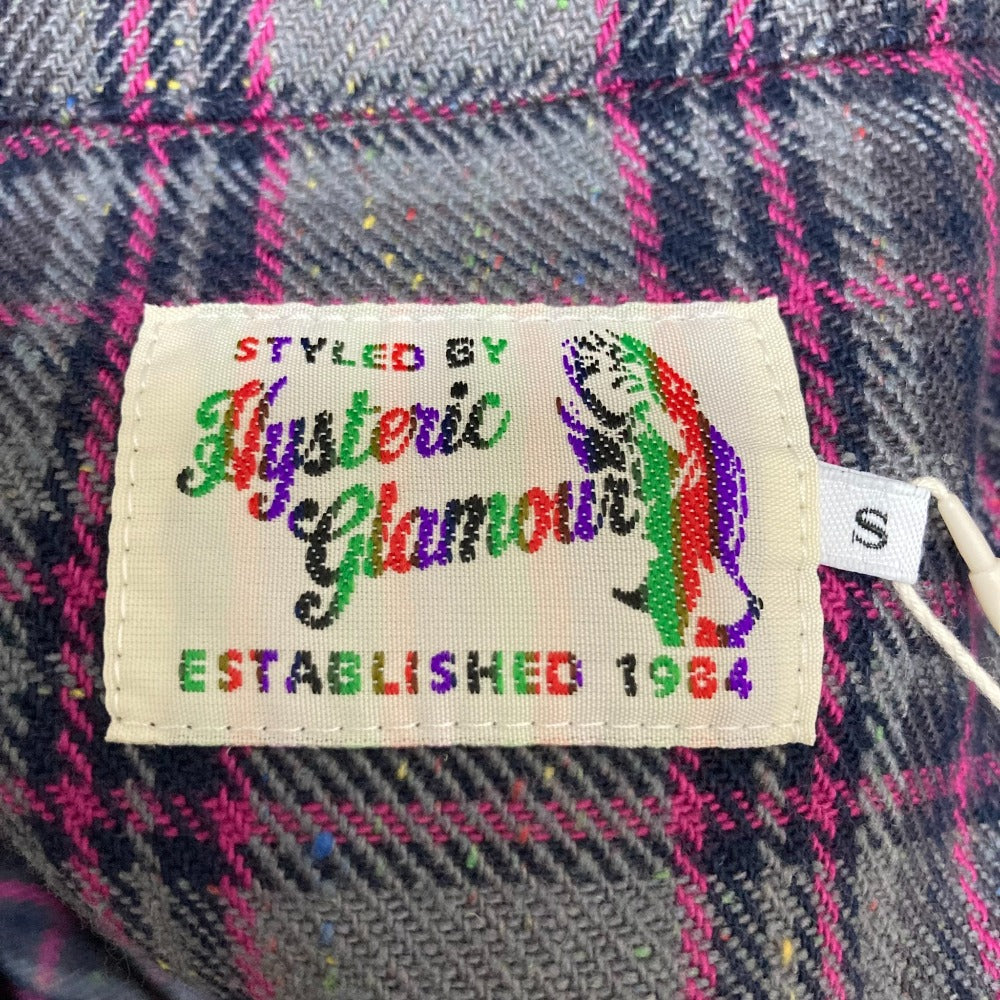 HYSTERIC GLAMOUR SPEAK NO EVIL 刺繍 オープンカラー シャツ