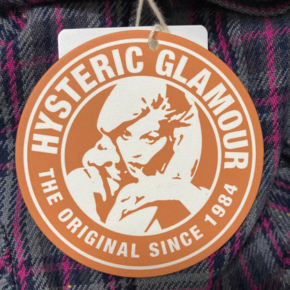 HYSTERIC GLAMOUR SPEAK NO EVIL 刺繍 オープンカラー シャツ