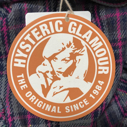 HYSTERIC GLAMOUR SPEAK NO EVIL 刺繍 オープンカラー シャツ