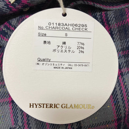 HYSTERIC GLAMOUR SPEAK NO EVIL 刺繍 オープンカラー シャツ