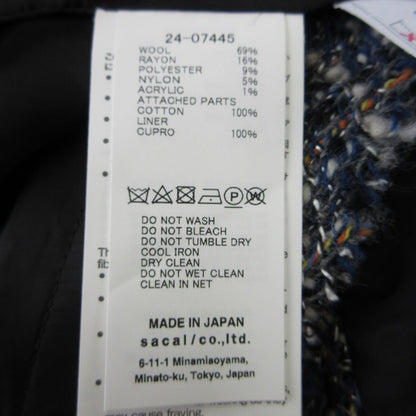 Sacai ツイード アシンメトリー スカート