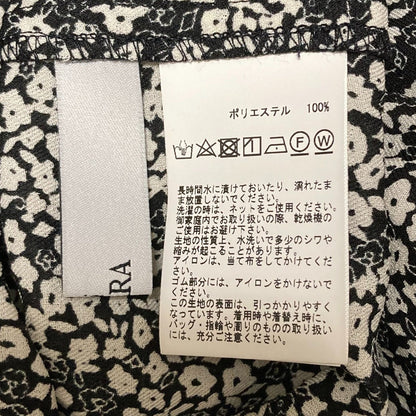 ティアラ フラワー プリント 長袖 リボン ブラウス