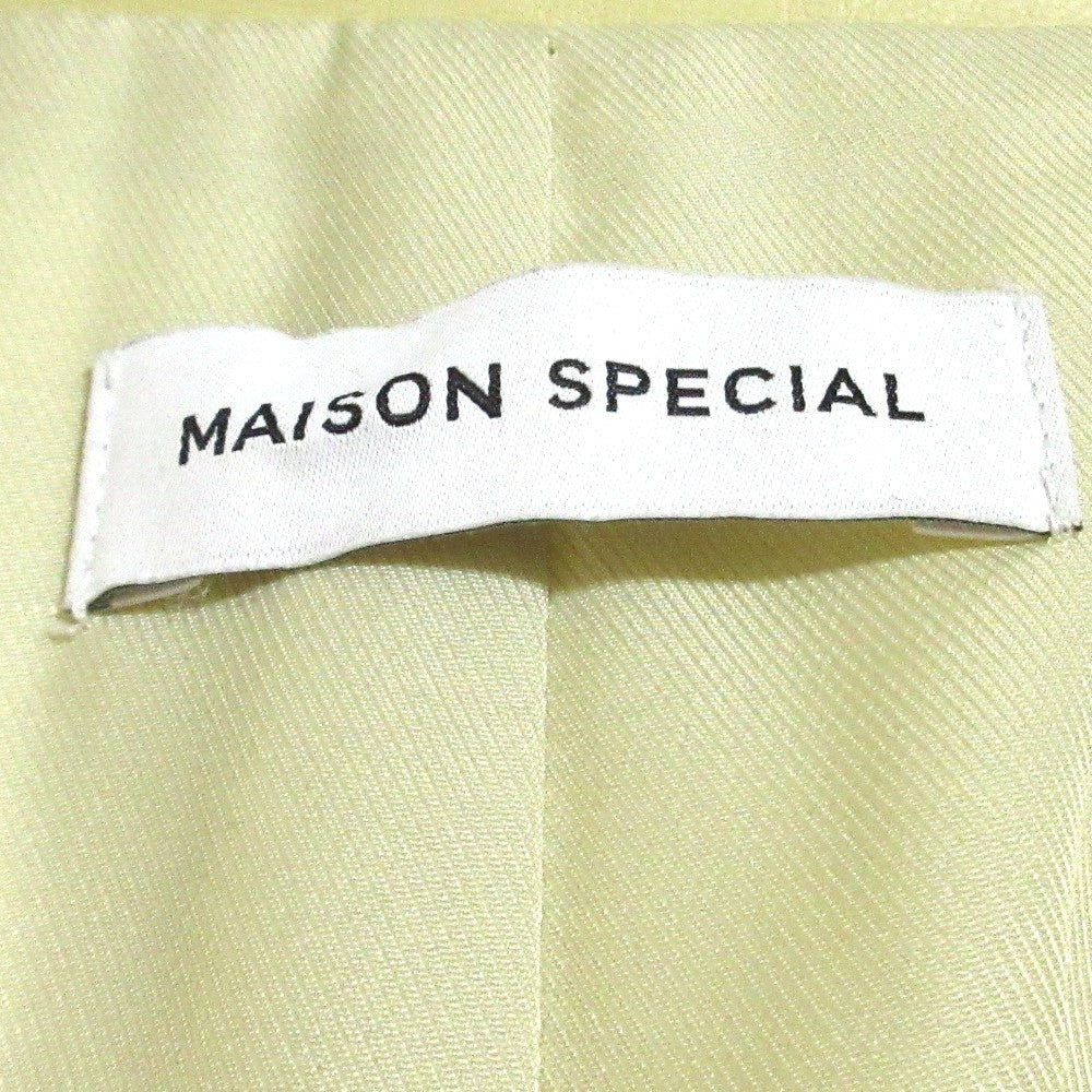 MAISON SPECIAL エコ レザー トレンチ コート
