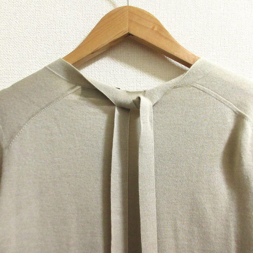 Drawer カシミヤ シルク ブレンド ニット トップ
