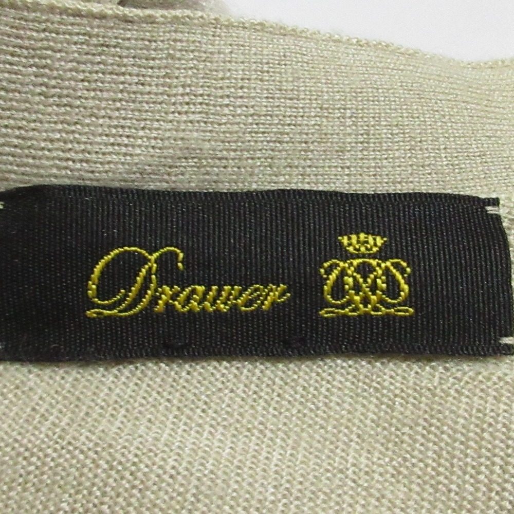 Drawer カシミヤ シルク ブレンド ニット トップ