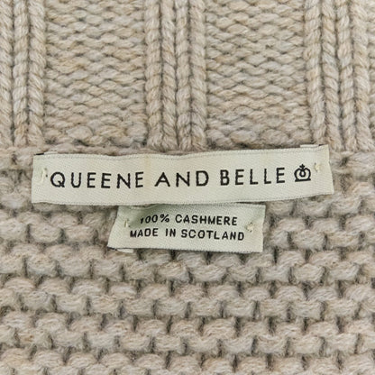 QUEENE AND BELLE カシミヤニットカーディガン