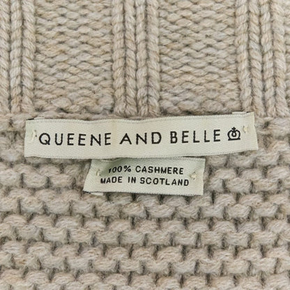 QUEENE AND BELLE カシミヤニットカーディガン