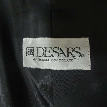 DESARS ツバメ コート カシミヤ ロング シングル カラー コート