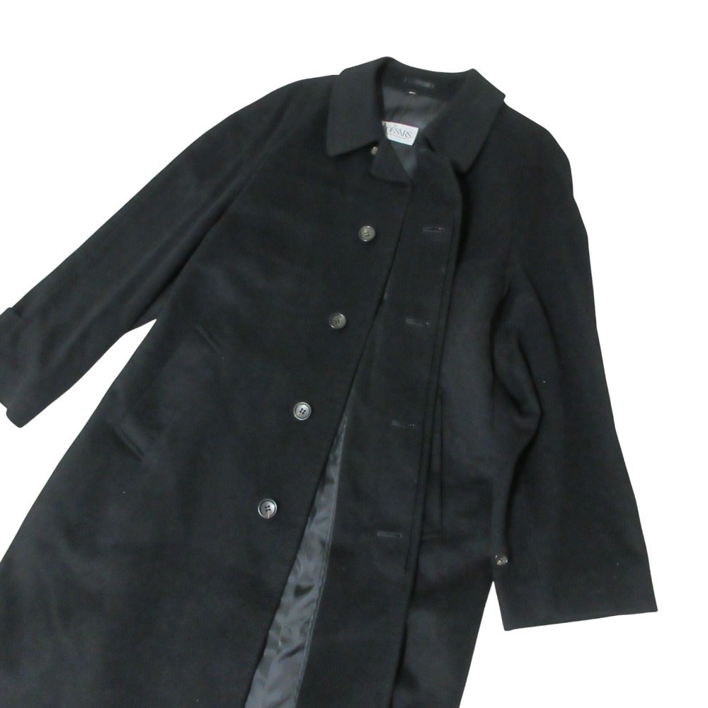 DESARS ツバメ コート カシミヤ ロング シングル カラー コート
