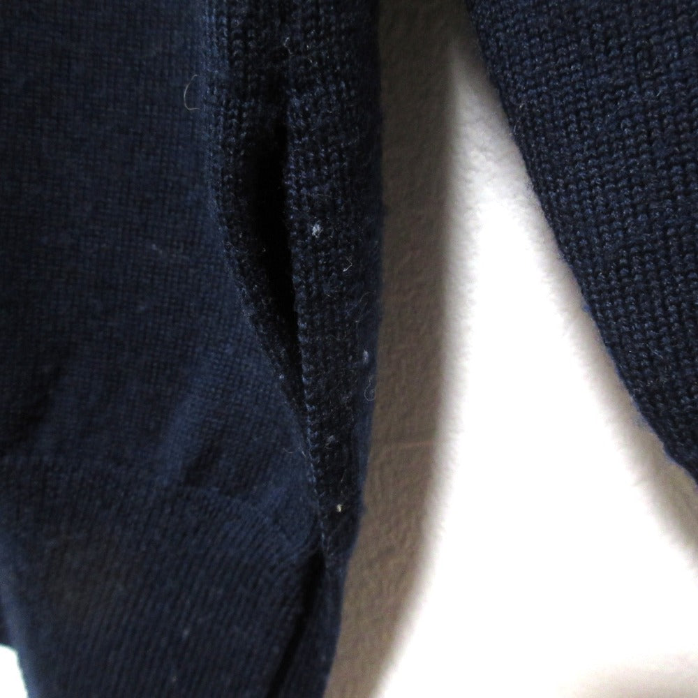 ロエベ アナグラム 刺繍 ウール ニット カーディガン