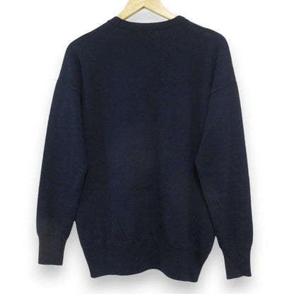 ロエベ アナグラム 刺繍 ウール ニット カーディガン