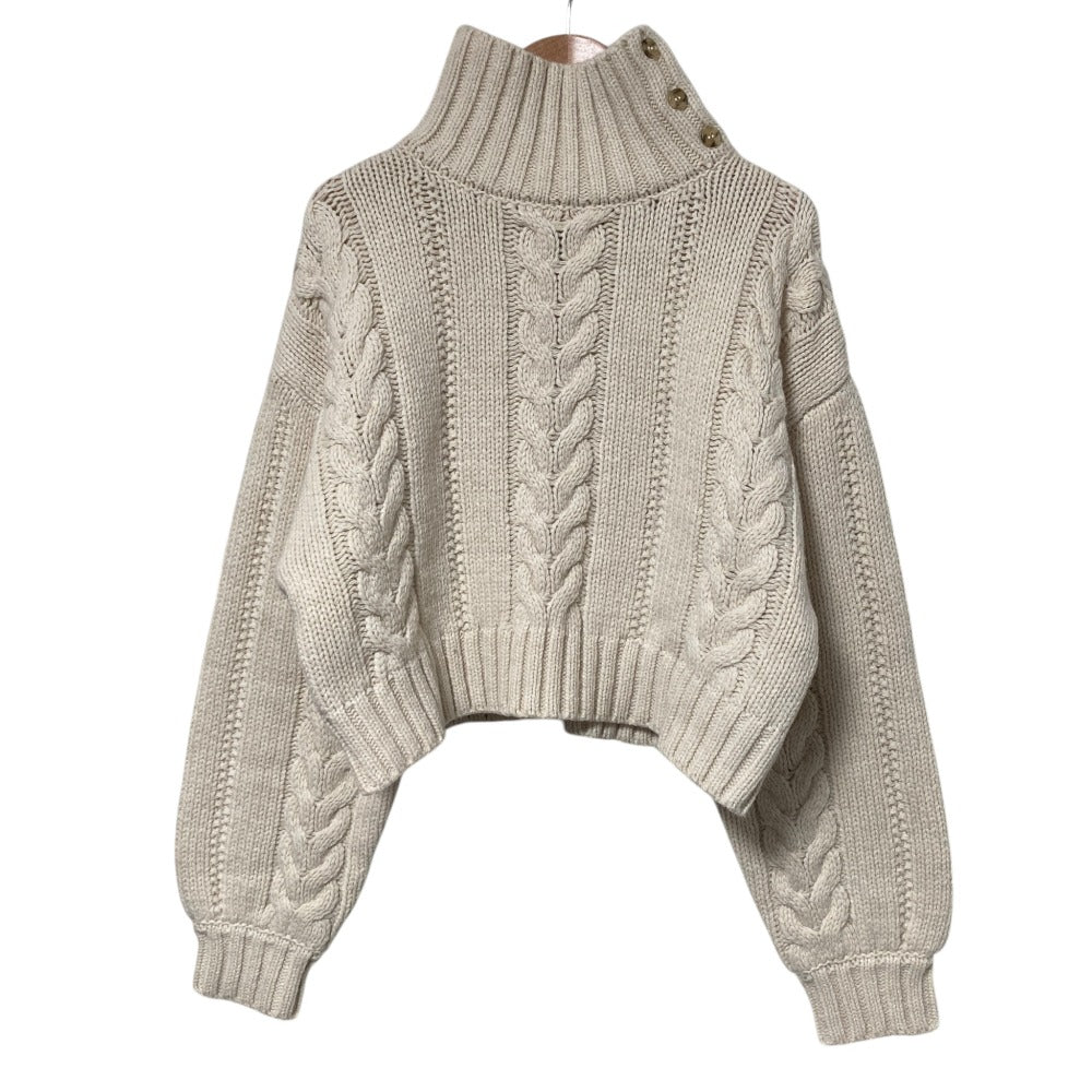 クラネ SHORT CABLE TURTLE KNIT TOPS ニット