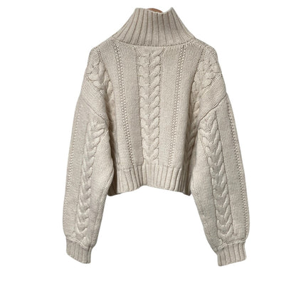 クラネ SHORT CABLE TURTLE KNIT TOPS ニット