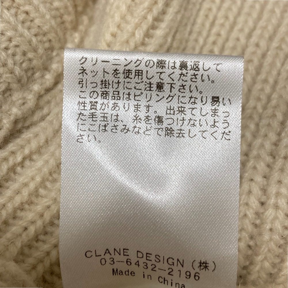 CLANE 2WAY ニット トップ