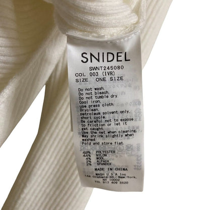 スナイデル カシュクール ニット プルオーバー