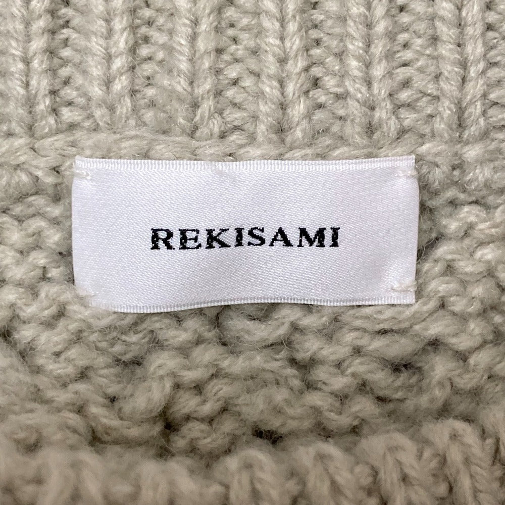 REKISAMI ニット ドッキング シャツ プルオーバー