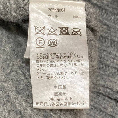 CINOH ウールタートルネックノースリーブニット