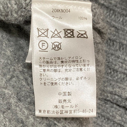 CINOH ウールタートルネックノースリーブニット