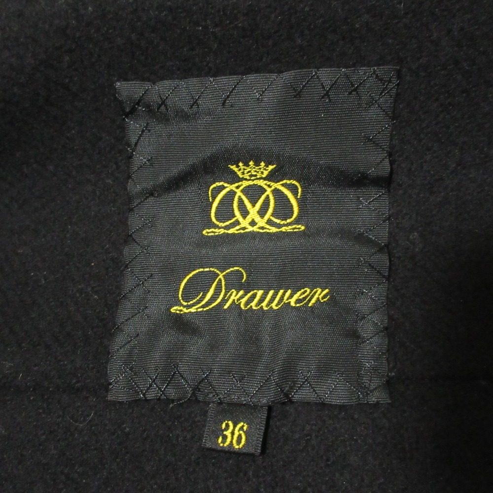 Drawer メルトン ウール ダッフル コート