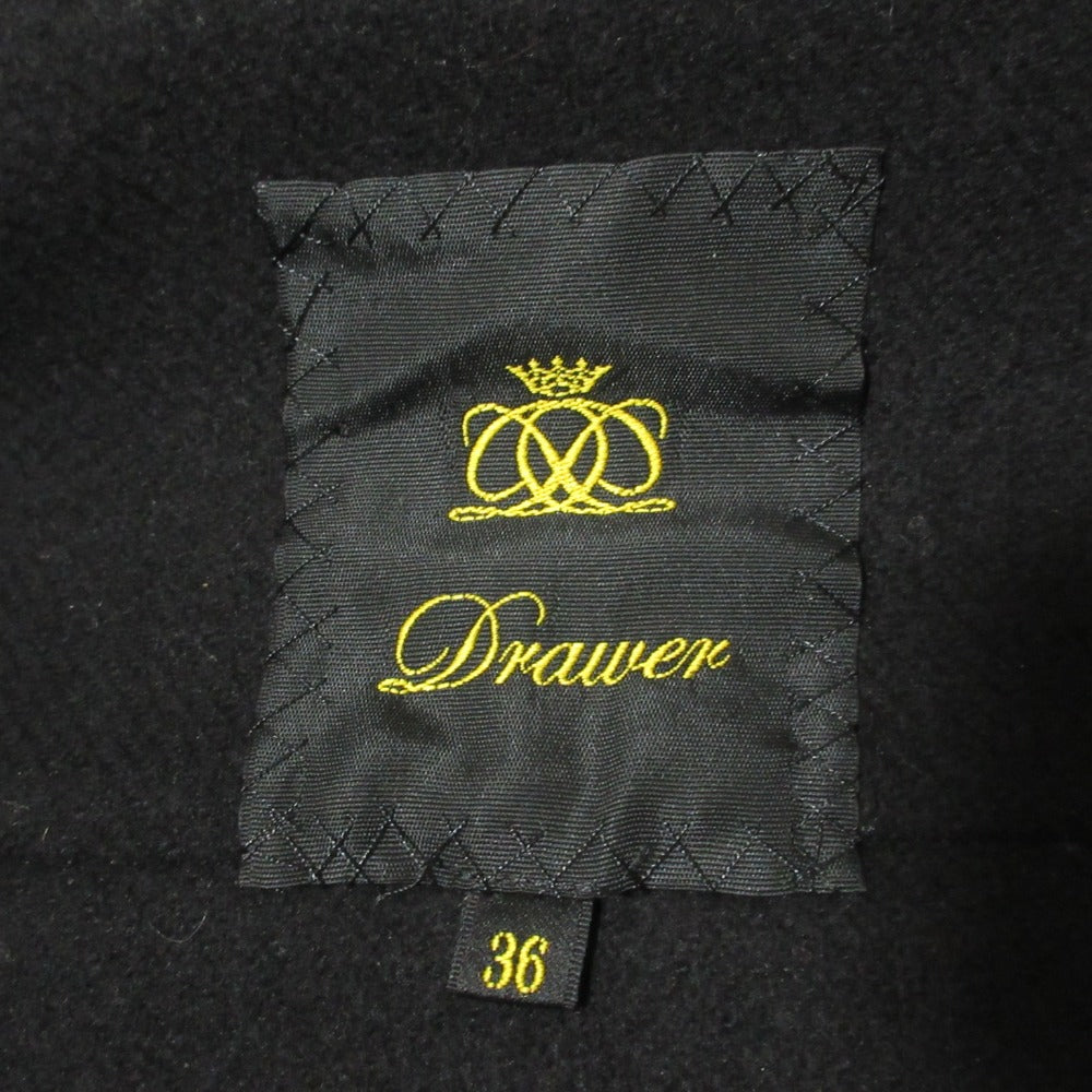 Drawer メルトン ウール ダッフル コート
